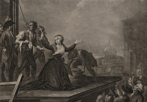 Madame Élisabeth de France, siostra króla, przed gilotyną w dniu 10 maja 1794 r., ok. godz. 1795