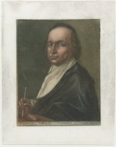 Portret kunstenaar Carlo Cignani Kunstenaarsportretten in de Uffizi Gallery te Florence (tytuł serii) Portrety istniejących malarzy w Galerii Królewskiej we Florencji (tytuł serii) autorstwa Carlo Lasinio