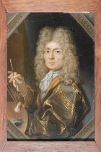 Autoportret, Carlo Maratta (olej na miedzi) autorstwa Carlo Maratta