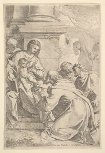 Adoracja Trzech Króli. autorstwa Carlo Maratta or Maratti