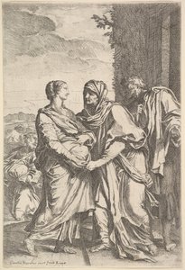 Nawiedzenie Matki Boskiej. autorstwa Carlo Maratta or Maratti