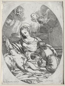 Madonna z Dzieciątkiem z Magdaleną. autorstwa Carlo Maratta or Maratti