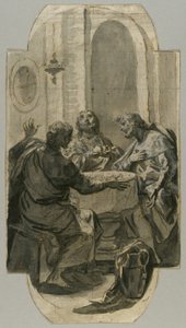 Wieczerza w Emaus autorstwa Carlo Maratti