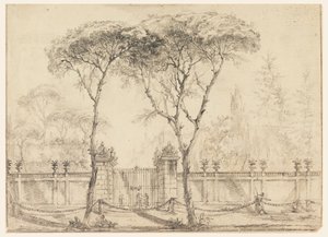 Przy bramie willi autorstwa Carlo Marchionni