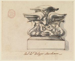 Projekt dla ozdoby autorstwa Carlo Marchionni