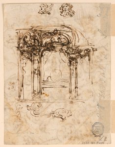 Rysunek, studia głów, 1760-80 autorstwa Carlo Marchionni