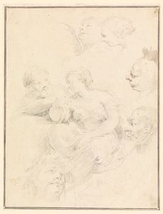 Szkice figuralne autorstwa Carlo Marchionni