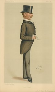 Pułkownik Edward J Saunderson, Irish Loyalty, 26 lutego 1887, rysunek Vanity Fair autorstwa Carlo Pellegrini