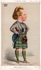 Jeśli wszędzie tak samo pomyślnie jak w miłości, czeka go wielkie przeznaczenie, 1870. autorstwa Carlo Pellegrini