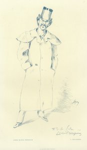 James Abbott McNeill Whistler autorstwa Carlo Pellegrini