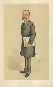 Generał dywizji Sir Charles Warren, Bechuanaland, 6 lutego 1886 r., komiks Vanity Fair autorstwa Carlo Pellegrini