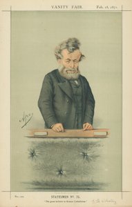 Pan George Hammond Whalley, Wielki wyznawca rzymskiego katolicyzmu, 18 lutego 1871, rysunek Vanity Fair autorstwa Carlo Pellegrini