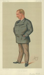 Pan Matthew Webb, Swam the Channel, 9 października 1875, komiks Vanity Fair autorstwa Carlo Pellegrini