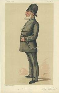 Inspektor policji Ebenezer Denning autorstwa Carlo Pellegrini