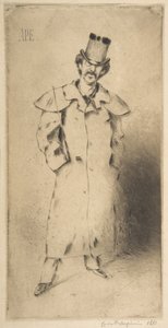 Portret Whistlera, 1881. autorstwa Carlo Pellegrini