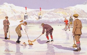 Curling Rink (kolor lito) autorstwa Carlo Pellegrini