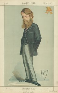 Książę Sutherland, prosty i skromny, ale wspaniały i hojny dla swoich bliźnich, on sam Książę Książąt, 9 lipca 1870, Vanity Fair rysunek