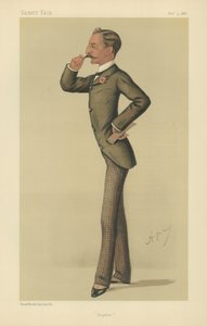 Czcigodny Sidney Herbert (kolor lito) autorstwa Carlo Pellegrini