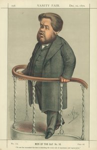 The Rev Charles Spurgeon, Nikt nie zdołał tak jak on naszkicować komicznej strony pokuty i odnowy, 17 lipca 1880, komiks Vanity Fair autorstwa Carlo Pellegrini