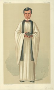 The Rev Henry White, Prayers, 26 grudnia 1874, komiks Vanity Fair autorstwa Carlo Pellegrini