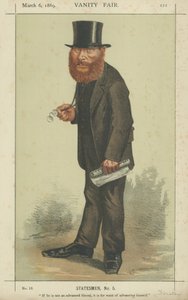 Prawo W E Forster autorstwa Carlo Pellegrini