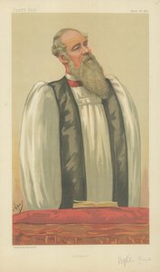 The Right Rev John Charles Ryle, Bishop of Liverpool, Liverpool, 26 marca 1881, komiks Vanity Fair autorstwa Carlo Pellegrini