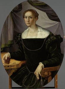 Portret kobiety autorstwa Carlo Portelli