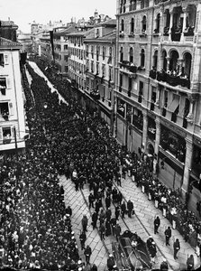 Pogrzeb arcyksięcia Austrii Franciszka Ferdynanda, 2 lipca 1914 (fot. czarno-białe)