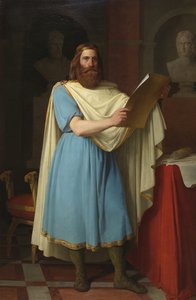 Alaric II, król Wizygotów, 1856 autorstwa Carlos María Esquivel y Rivas