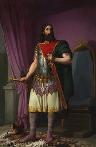 Egica, król Wizygotów, 1853 autorstwa Carlos María Esquivel y Rivas