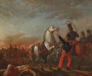 Szarża kawalerii - Seria Usos y Costumbres de Buenos Aires