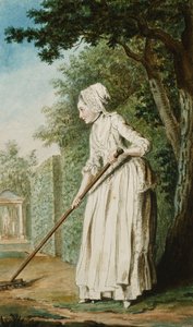 Księżna Chaulmes jako ogrodniczka w Allee, 1771
