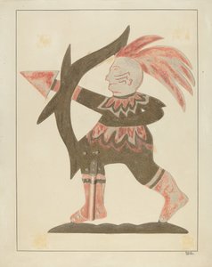 Indyjski wiatrowskaz, c. 1936. autorstwa Carol Larson