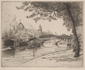 Most Notre Dame, Paryż autorstwa Caroline Armington