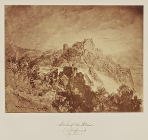 Wodospady Renu. (w Schafhausen) autorstwa Turnera. autorstwa Caroline Bertolacci