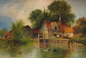 "Mapledurham", ok. 1863, 1938 r autorstwa Caroline Fanny Williams