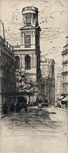 Kościół św. Sulpicjusza, 1915 autorstwa Caroline Helena Armington