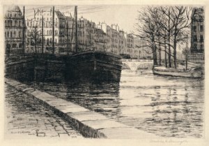 Pont St Michel, 1915 autorstwa Caroline Helena Armington