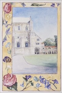 Katedra w Winchester, Chórzyści wyruszają na praktykę, 2007 (wc na papierze)