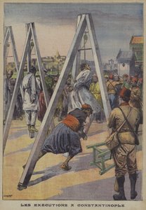 Egzekucje uczestników zamachu stanu w Konstantynopolu z 1909 r