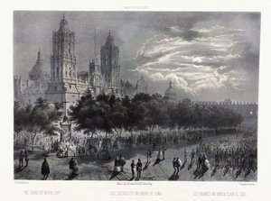 Łańcuchy przy świetle księżyca, c.1855-6 autorstwa Casimiro Castro