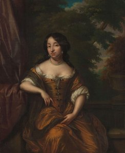 Portret Anny Marii Hoeufft autorstwa Caspar (after) Netscher