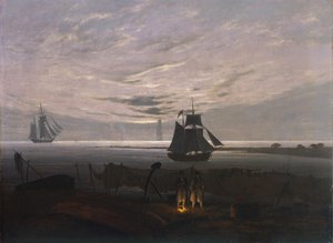 Wieczór nad Bałtykiem, 1831 autorstwa Caspar David Friedrich