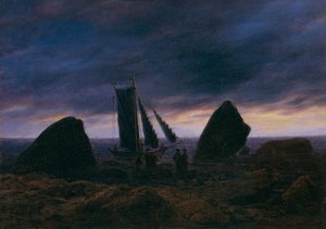 Kuter rybacki nad Bałtykiem, ok. godz. 1830 autorstwa Caspar David Friedrich