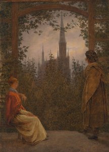 Altana ogrodowa autorstwa Caspar David Friedrich