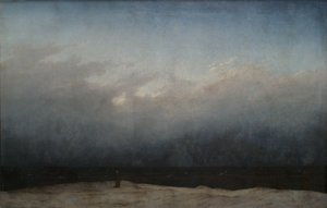 Niemiecki: Der Mönch am Meer Mnich nad morzem autorstwa Caspar David Friedrich