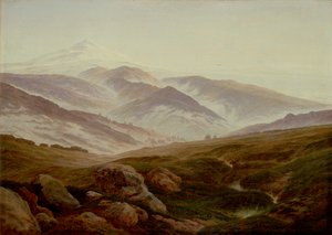 niemiecki: Erinnerungen an das Riesengebirge Wspomnienia z Karkonoszy autorstwa Caspar David Friedrich