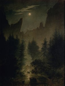 Niemiecki: Uttewalder Grund autorstwa Caspar David Friedrich