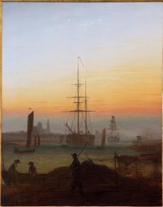 Port w Greifswaldzie autorstwa Caspar David Friedrich