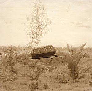 Trumna na świeżym grobie autorstwa Caspar David Friedrich